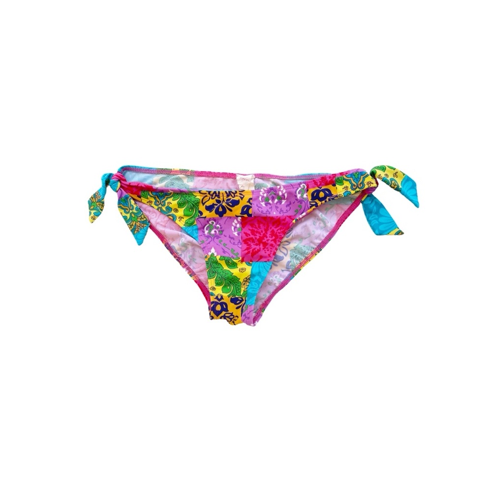 Multi-Pattern Bandeau Bathing Suit - image 5